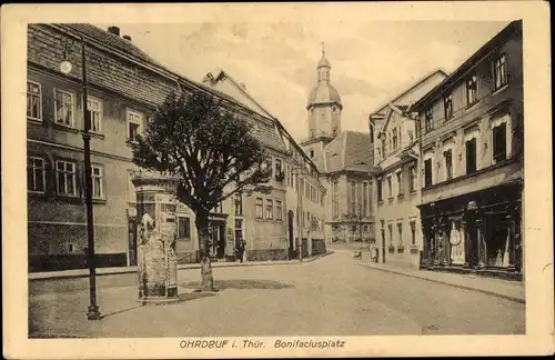 Ak Ohrdruf in Thüringen, Bonifaciusplatz