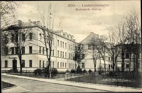 Ak Jena in Thüringen, Landesheilanstalt, Medizinische Kliniken