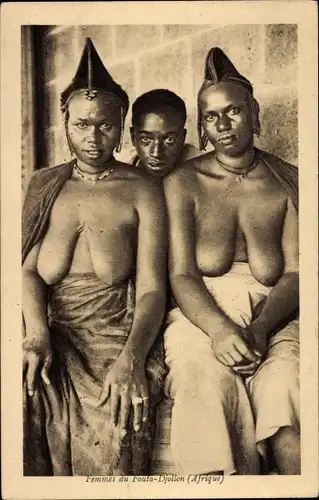 Ak Femmes du Fouta Djallon, Afrikanerinnen, großer Busen