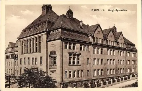 Ak Plauen im Vogtland, Königliches Gymnasium