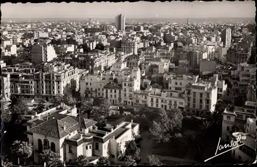 Ak Casablanca Marokko, Vue generale, Panorama