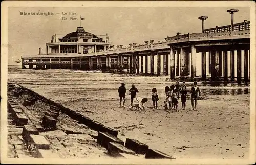 Ak Blankenberghe Blankenberge Westflandern, Le Pier, Brücke