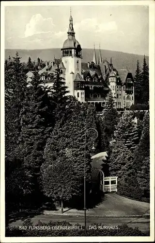 Ak Świeradów Zdrój Bad Flinsberg Schlesien, Kurhaus