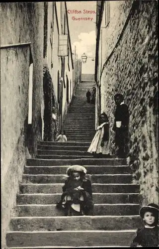 Ak Kanalinsel Guernsey, Clifton Steps