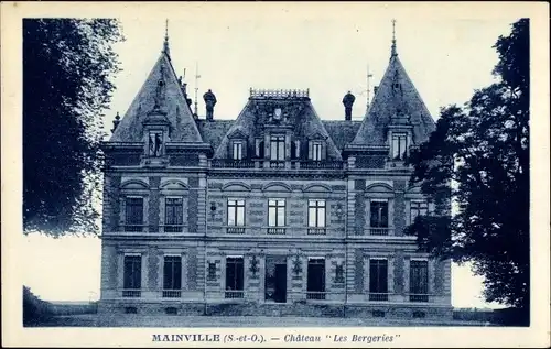 Ak Mainville Essonne, Le Château Les Bergeries