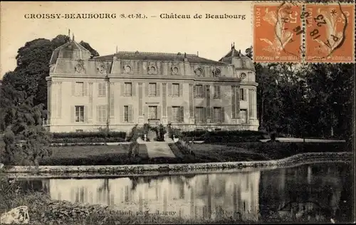 Ak Croissy Beaubourg Seine et Marne, Le Chateau