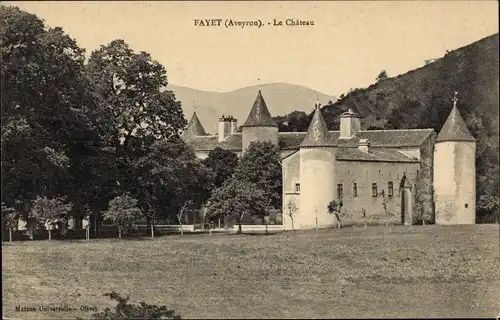 Ak Fayet Aveyron, le Château