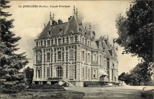 Ak La Jumellière Maine-et-Loire, Château, Facade Principale