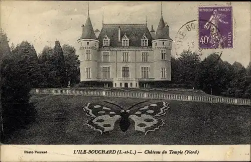 Ak L'Ile Bouchard Indre et Loire, Château du Temple