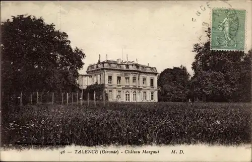 Ak Talence Gironde, Château Margaut