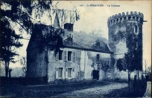 Ak Saint Sébastien de Morsent Eure, le Château