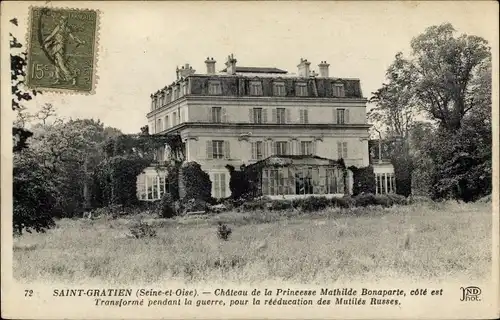 Ak Saint Gratien Val d’Oise, Château de la Princesse Mathilde Bonaparte