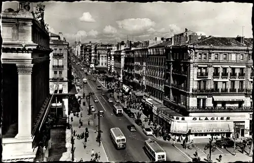 Ak Marseille Bouches du Rhône, La Canebière