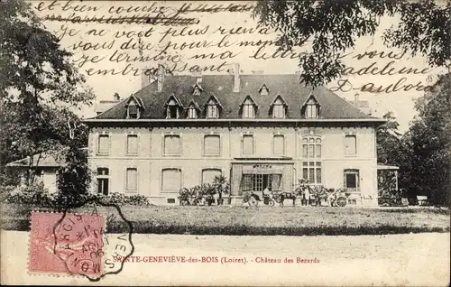 Ak Sainte Genevieve des Bois Loiret, Chateau des Bezards