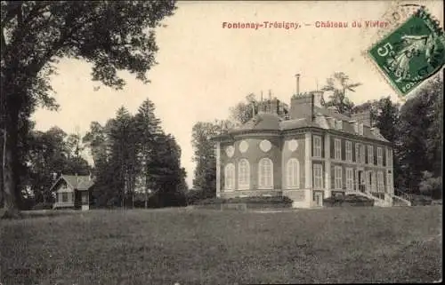 Ak Fontenay Trésigny Seine et Marne, Château de Vivier