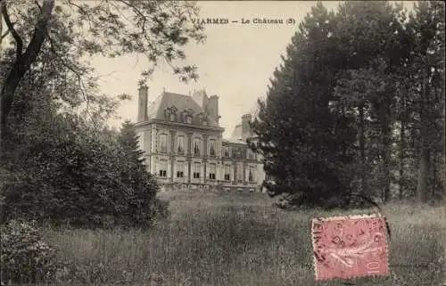 Ak Viarmes Val-d´Oise, Château