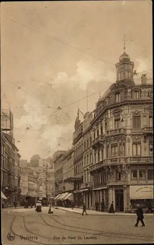 Ak Verviers Wallonien Lüttich, Rue du Pont St. Laurent