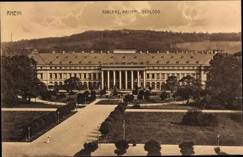 Ak Koblenz am Rhein, Kaiserl. Schloss