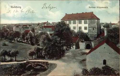 Ak Radeberg in Sachsen, Schloss Klippenstein