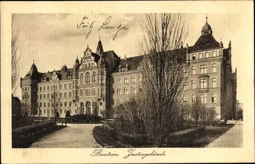 Ak Bautzen in der Oberlausitz, Justizgebäude