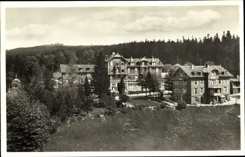 Ak Bühl in Baden Schwarzwald, Kurhaus Plättig, Außenansicht