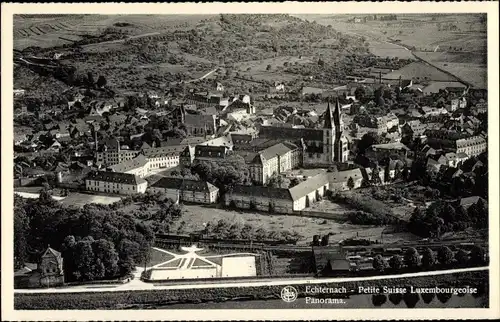 Ak Echternach Luxemburg, Panorama, Dom, Petite Suisse Luxembourgeoise