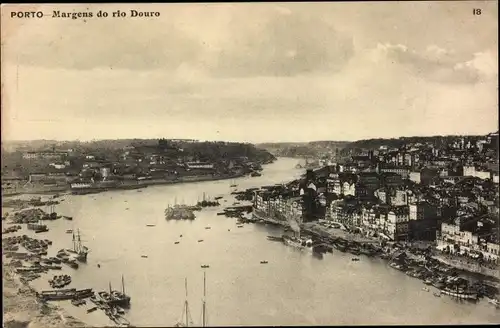 Ak Porto Portugal, Margens do rio Douro