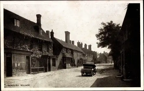 Ak Beaulieu Hampshire England, Village