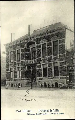 Ak Paliseul Wallonien Luxemburg, L'Hotel-de-Ville