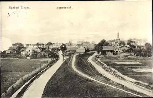 Ak Blexen Nordenham in Oldenburg, Gesamtansicht