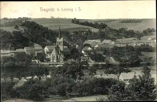 Ak Tragnitz Leisnig in Sachsen, Teilansicht