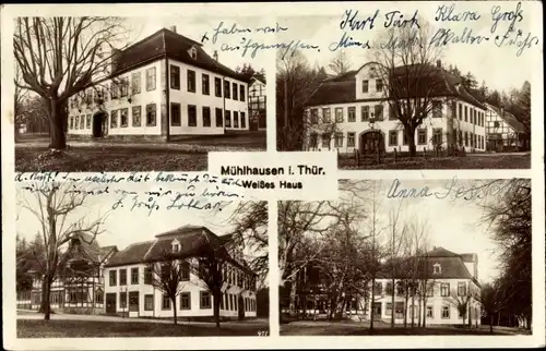 Ak Mühlhausen in Thüringen, Weißes Haus
