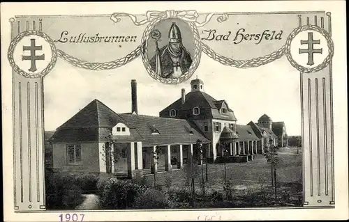 Passepartout Ak Bad Hersfeld Hessen, Lullusbrunnen