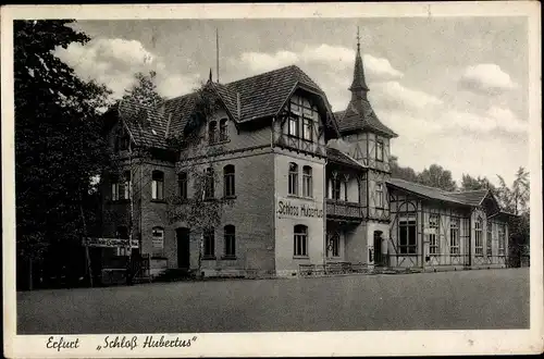 Ak Erfurt in Thüringen, Schloss Hubertus
