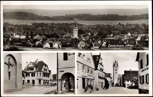 Ak Dietenheim an der Iller Baden Württemberg, Totalansicht der Ortschaft