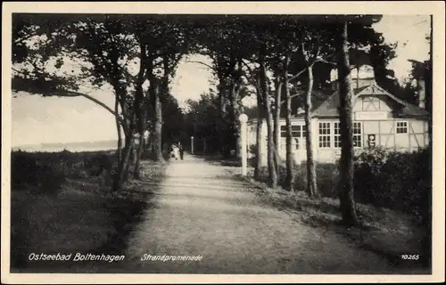 Ak Ostseebad Boltenhagen, Strandpromenade, Geschäft