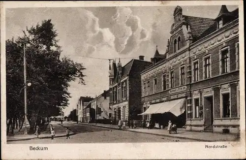 Ak Beckum in Westfalen, Nordstraße, Handlung