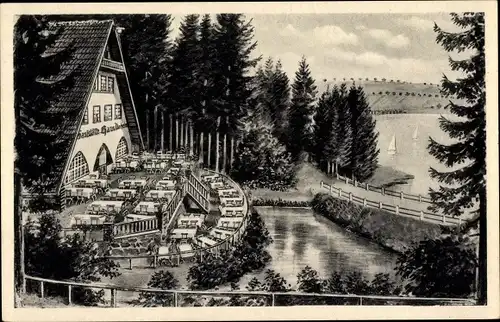 Ak Körbecke Möhnesee in Nordrhein Westfalen, Haus Daheim