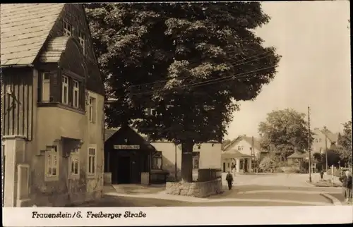 Ak Frauenstein im Erzgebirge, Freiberger Straße