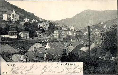 Ak Altena in Westfalen, Gesamtansicht