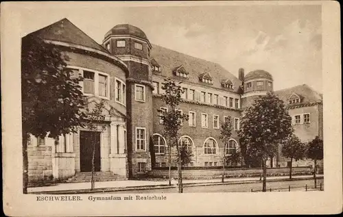 Ak Eschweiler Nordrhein Westfalen, Gymnasium mit Realschule