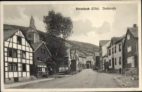 Ak Heimbach in der Eifel, Dorfstraße