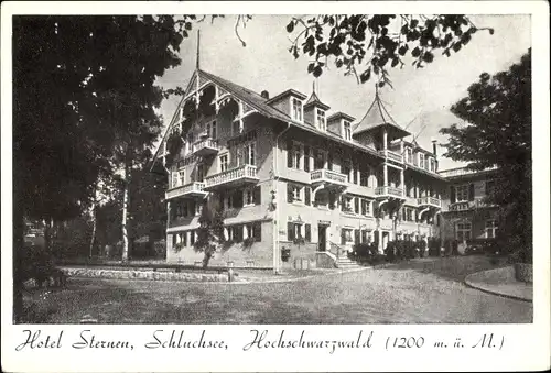 Ak Schluchsee im Schwarzwald, Hotel Sternen