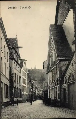 Ak Monschau Montjoie in der Eifel, Stadtstraße