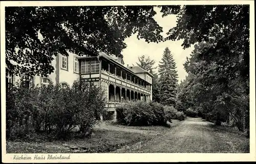 Ak Weilmünster im Taunus Hessen, Kindersanatorium, Kurheim Haus Rheinland