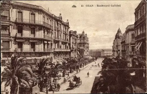 Ak Oran Algerien, Boulevard Gallieni