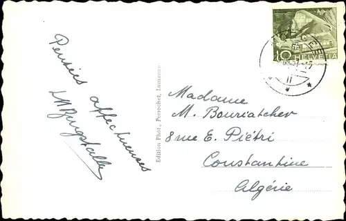 Ak Morges Kanton Waadt, vue d'avion