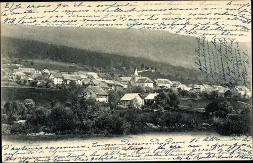 Ak Mont-la-Ville Kanton Waadt, Panorama