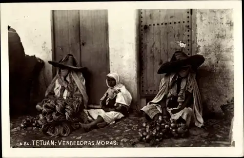 Ak Tetuan Tétouan Marokko, Vendedoras Moras