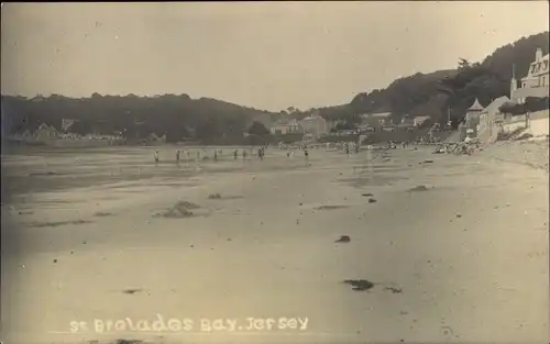 Foto Ak Kanalinsel Jersey, St. Brelades Bay